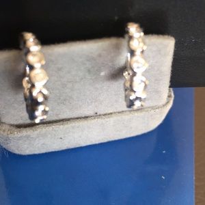 Silver Hug Earrings